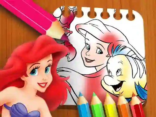 The Little Mermaid Coloring Book – kostenloses Online-Spiel