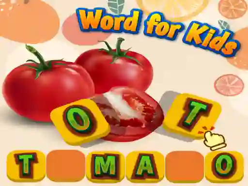 Fruits and Vegetables Word for Kids – kostenloses Online-Spiel