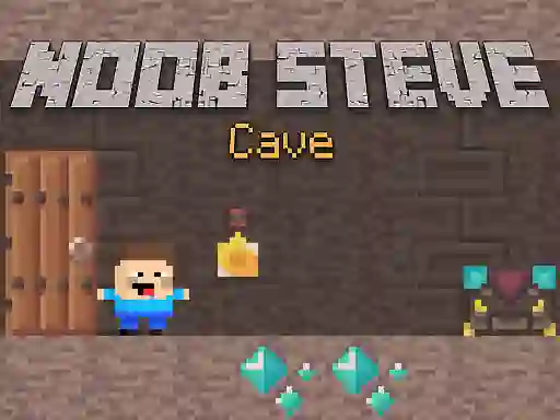 Noob Steve Cave – kostenloses Online-Spiel