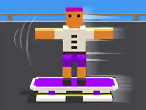 Blocky Skater Rush – kostenloses Online-Spiel