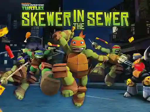 Teenage Mutant Ninja Turtles: Skewer in the Sewer – kostenloses Online-Spiel