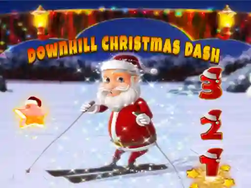 Downhill Christmas Dash – kostenloses Online-Spiel
