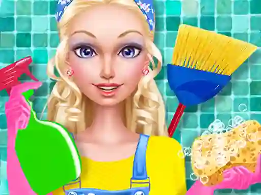 Fashion Doll House Cleaning – kostenloses Online-Spiel