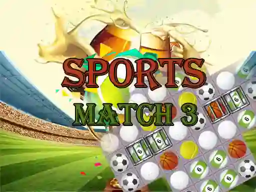 Sports Match 3 – kostenloses Online-Spiel