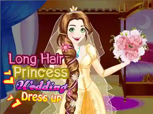 Long Hair Princess Wedding Dress up – kostenloses Online-Spiel