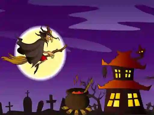 Halloween Illustrations Jigsaw Puzzle – kostenloses Online-Spiel