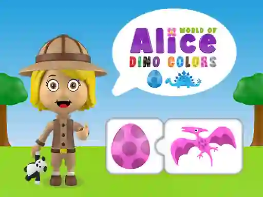 World of Alice Dino Colors – kostenloses Online-Spiel
