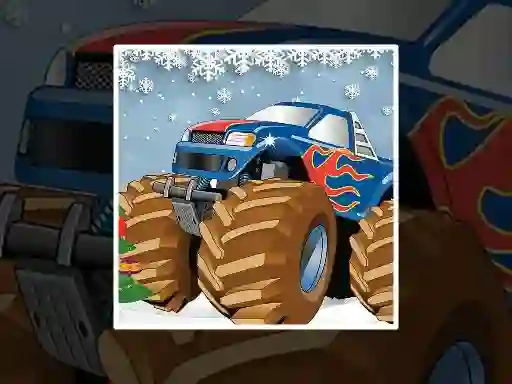 Winter Monster Truck Puzzles – kostenloses Online-Spiel