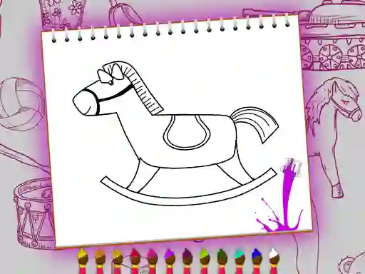 Coloring Book: Toy Shop – kostenloses Online-Spiel