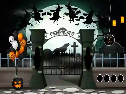 Halloween Cemetery Escape 2 – kostenloses Online-Spiel