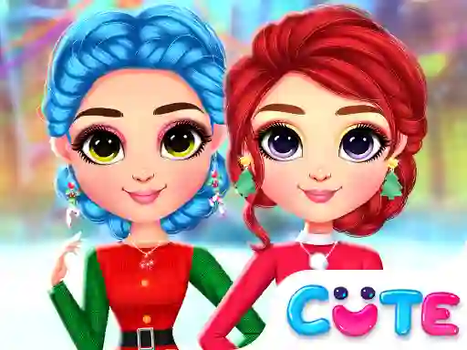 Rainbow Girls Christmas Outfits – kostenloses Online-Spiel
