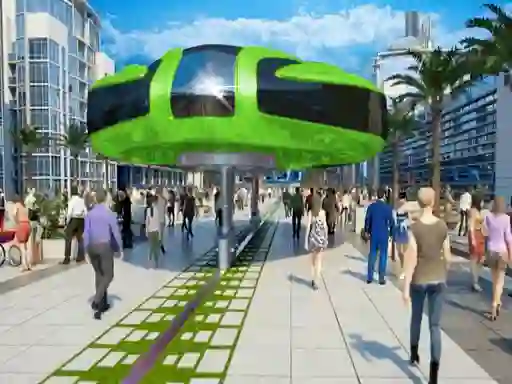 Gyroscopic Elevated Bus Simulator Public Transport – kostenloses Online-Spiel