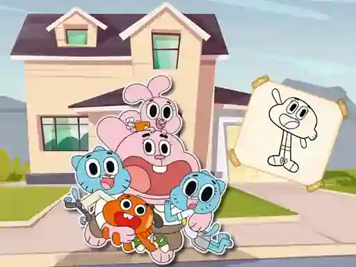 World Of Gumball Coloring Game – kostenloses Online-Spiel