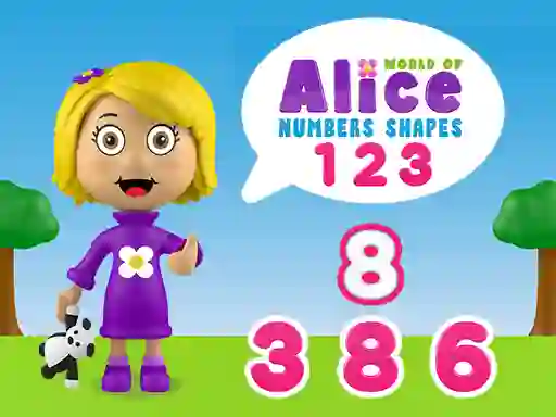 World of Alice Numbers Shapes – kostenloses Online-Spiel