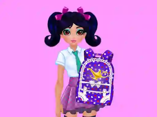 Jasmine and Elsa School Bag Design Contest – kostenloses Online-Spiel