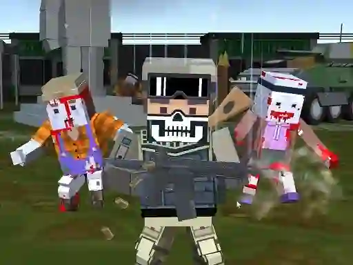 Combat Pixel Arena 3D Zombie Survival – kostenloses Online-Spiel