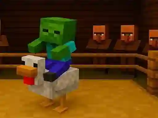 Chicken Jockey hidden lava chicken – kostenloses Online-Spiel