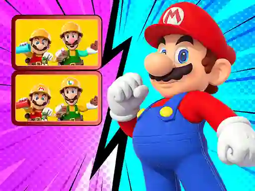 Mario spot The Differences – kostenloses Online-Spiel