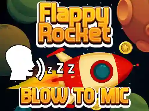 Flappy Rocket Playing with Blowing to Mic – kostenloses Online-Spiel