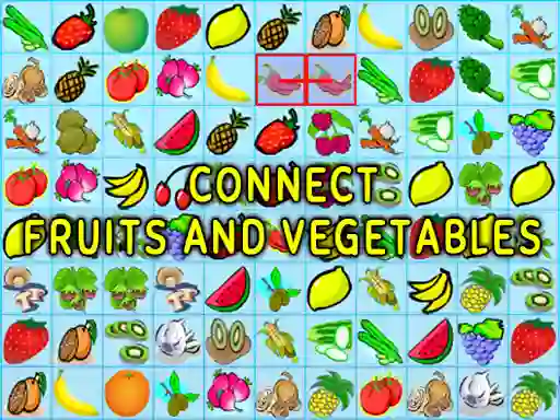 Connect Fruits and Vegetables – kostenloses Online-Spiel