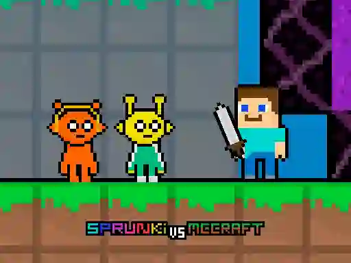 Sprunki vs MCCraft – kostenloses Online-Spiel