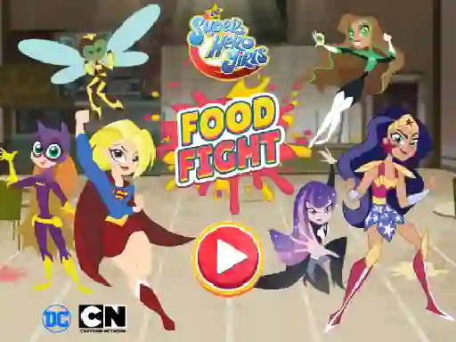 DC Super Hero Girls Food Fight – kostenloses Online-Spiel