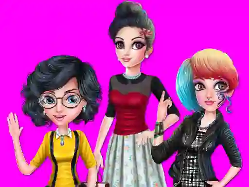 College Girl Squad Fashion Dressup – kostenloses Online-Spiel