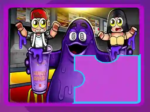 Grimace Shake Puzzle – kostenloses Online-Spiel