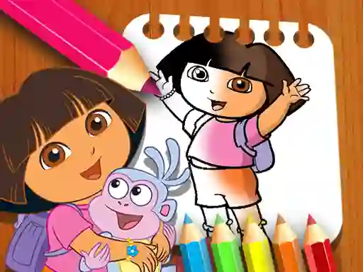 Dora the Explorer the Coloring Book – kostenloses Online-Spiel