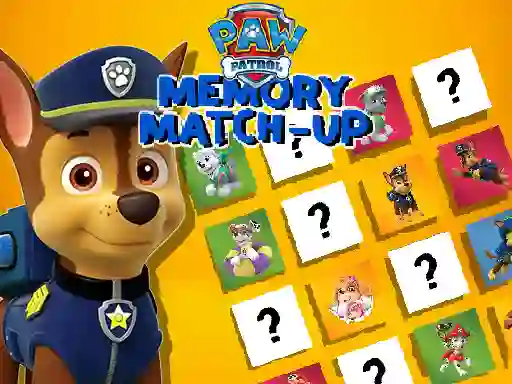 Paw Patrol Memory Match Up – kostenloses Online-Spiel