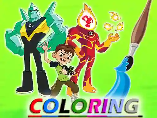 Ben 10 Coloring – kostenloses Online-Spiel