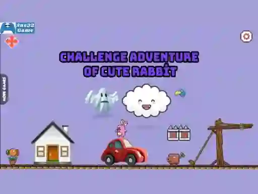 Challenge adventure of cute rabbit – kostenloses Online-Spiel