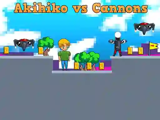 Akihiko vs Cannons – kostenloses Online-Spiel