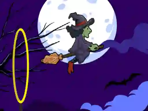 Flying witch halloween – kostenloses Online-Spiel