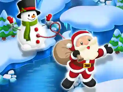Santa SnowMan Jump – kostenloses Online-Spiel