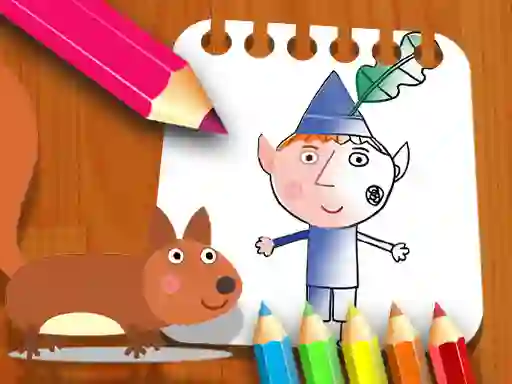 Ben Hollys Coloring Book – kostenloses Online-Spiel