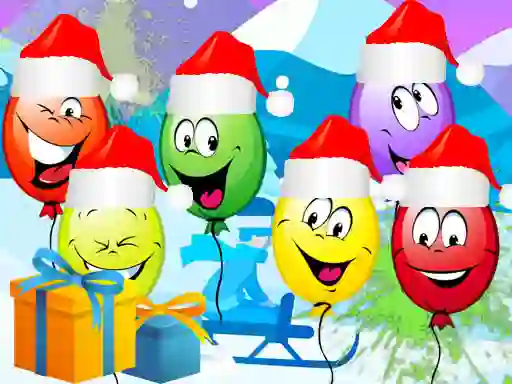 Christmas Balloons Bursting – kostenloses Online-Spiel