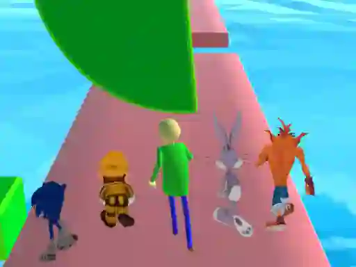 Fun Race 3D baldi's basics – kostenloses Online-Spiel