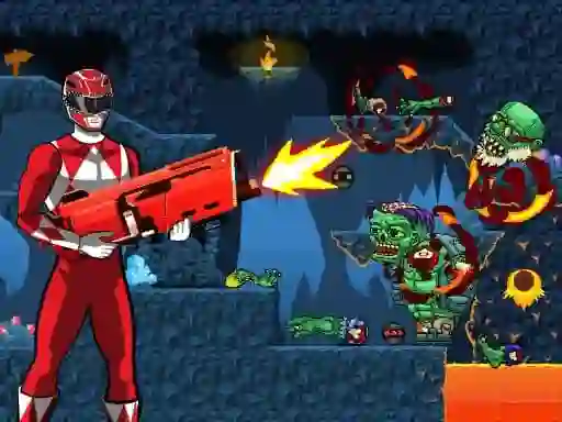 Power Rangers shoot Zombie – kostenloses Online-Spiel