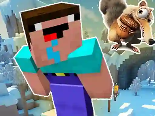Noob Parkour: Snow Age – kostenloses Online-Spiel