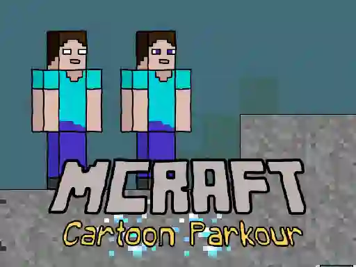 Mcraft Cartoon Parkour – kostenloses Online-Spiel