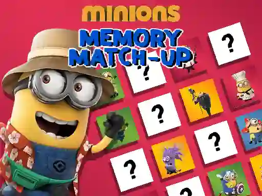 Minions Memory Match Up – kostenloses Online-Spiel