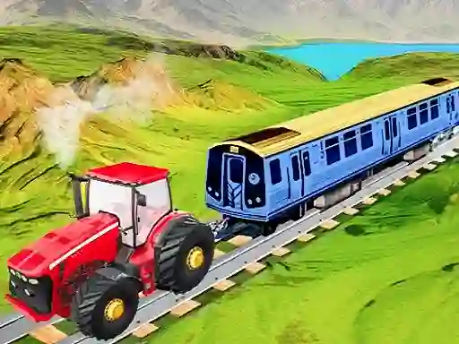 Chain Tractor Train Towing Game 3D – kostenloses Online-Spiel