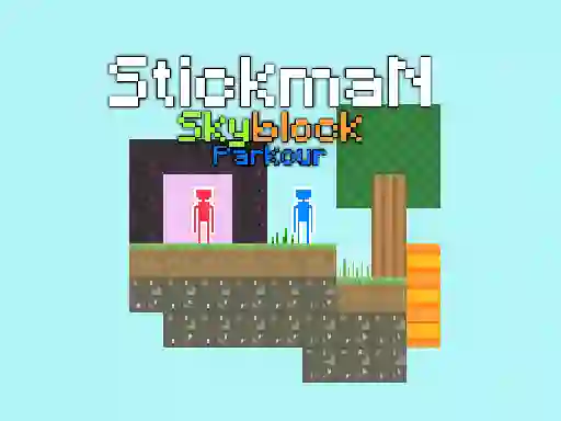 Stickman Skyblock Parkour – kostenloses Online-Spiel