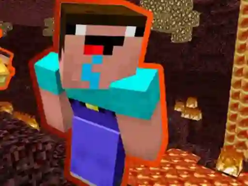 Noob Parkour: Nether – kostenloses Online-Spiel
