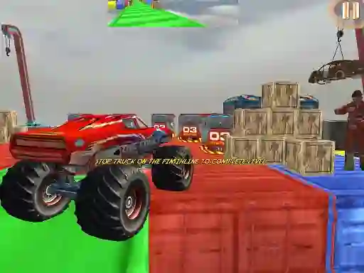 Monster Truck Driving Stunt Game Sim – kostenloses Online-Spiel