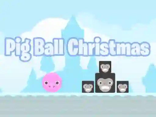 Pig Ball Christmas – kostenloses Online-Spiel