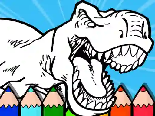 Coloring Dinos For Kids – kostenloses Online-Spiel