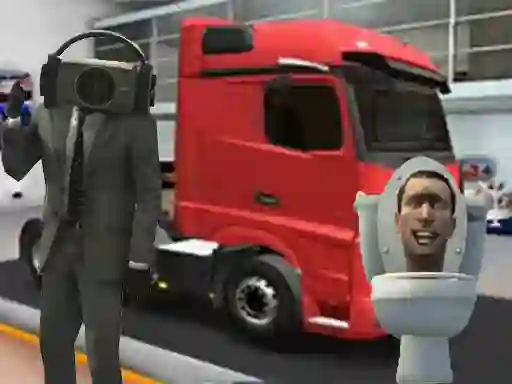 Truck Simulator Skibidi Toilet – kostenloses Online-Spiel