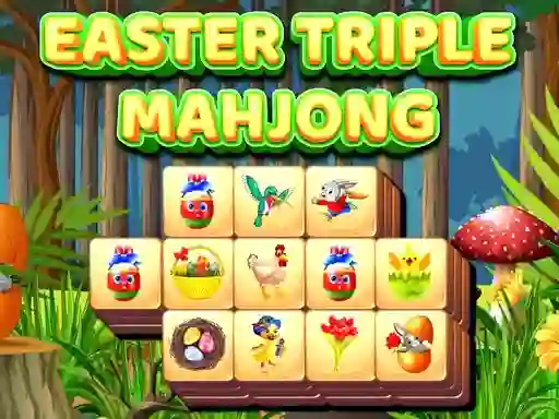 Easter Triple Mahjong – kostenloses Online-Spiel
